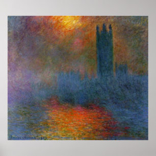 Claude Monet - Houses of Parliament Poster