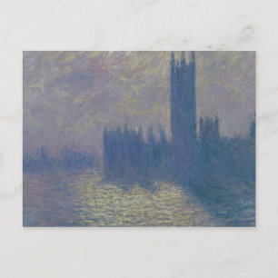 Claude Monet Houses of Parliament, Stormy Sky Postcard
