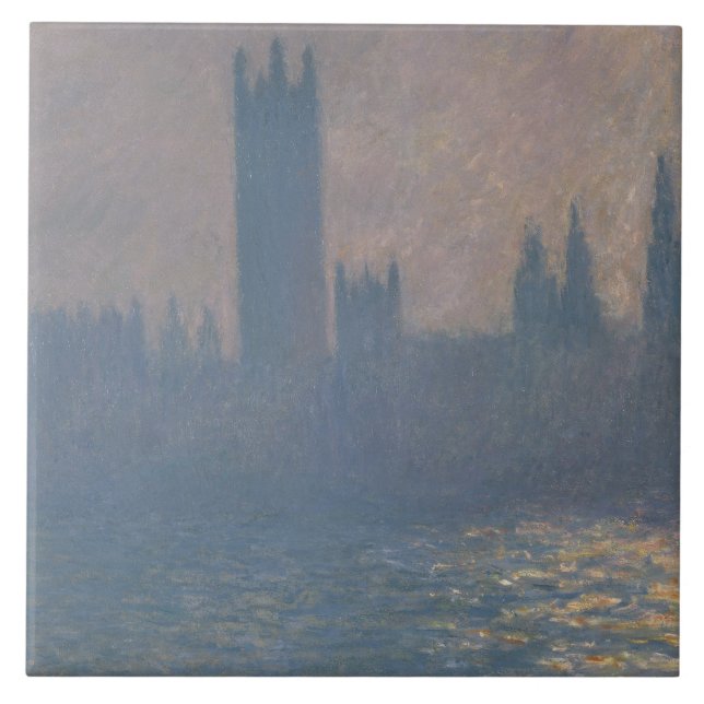 Claude Monet - Houses of Parliament, Sunlight Tile (Front)