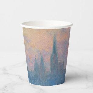 Claude Monet Houses of Parliament Sunset Paper Cups