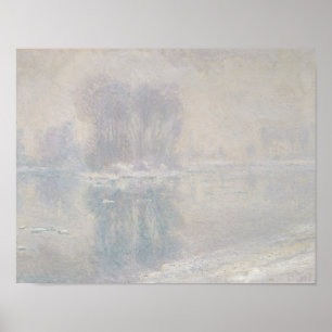 Claude Monet - Ice Floes Poster