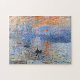 Claude Monet Impression Sunrise 1872 Harbour Art Jigsaw Puzzle