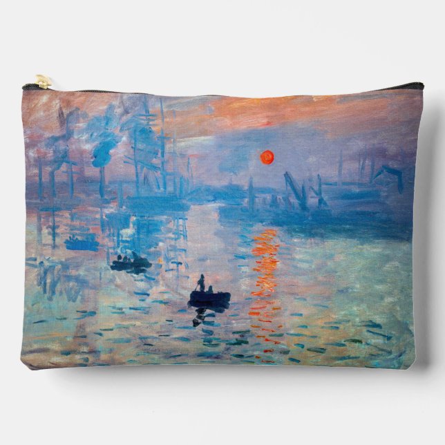 Claude Monet - Impression, Sunrise Accessory Pouch (Front)