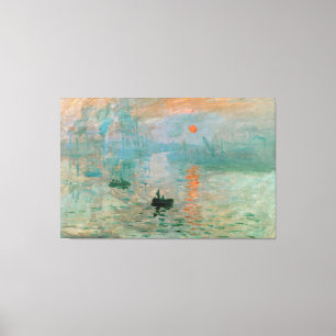 Claude Monet - Impression, Sunrise Canvas Print