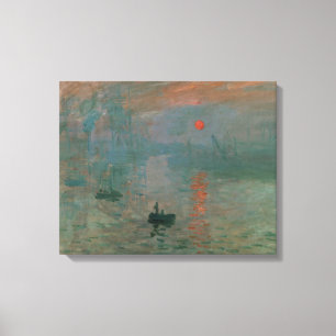 Claude Monet - Impression, Sunrise Canvas Print