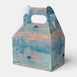 Claude Monet Impression Sunrise French Favour Box
