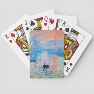Claude Monet - Impression, Sunrise Playing Cards