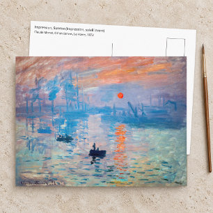 Claude Monet - Impression, Sunrise Postcard