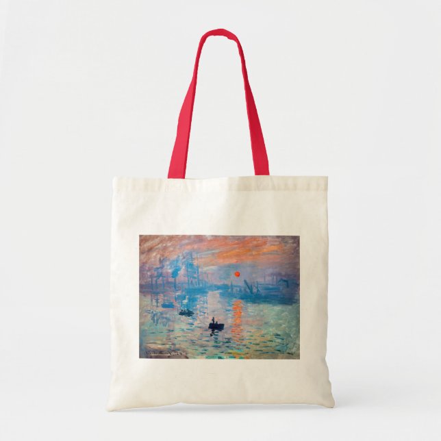 Claude Monet - Impression, Sunrise Tote Bag (Front)
