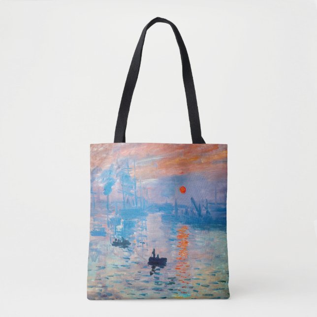 Claude Monet - Impression, Sunrise Tote Bag (Front)