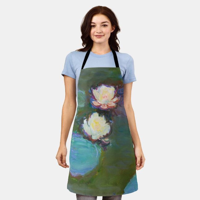 Claude Monet Impressionist Water Lillies Nympheas Apron (Worn)