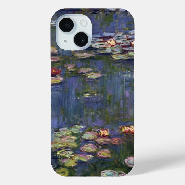 Claude Monet Impressionist Water Lillies Painting Case-Mate iPhone Case (Back)