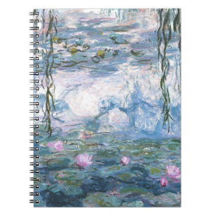 Claude Monet Impressionist Water Lillies Painting Notebook