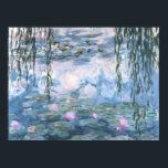 Claude Monet Impressionist Water Lillies Painting Poster<br><div class="desc">Impressionist Landscape Painting by Claude Monet - Classic Masterpieces - Claude Monet's Nature Painting Series - Claude Monet Impressionist Water Lillies Painting</div>