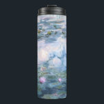 Claude Monet Impressionist Water Lillies Painting Thermal Tumbler<br><div class="desc">Impressionist Landscape Painting by Claude Monet - Classic Masterpieces - Claude Monet's Nature Painting Series - Claude Monet Impressionist Water Lillies Painting</div>