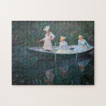 Claude Monet - In the Norvegienne Boat at Giverny Jigsaw Puzzle<br><div class="desc">In the Norvegienne Boat at Giverny / La Barque - Claude Monet,  Oil on Canvas,  1887</div>