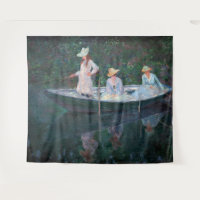 Claude Monet - In the Norvegienne Boat at Giverny