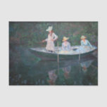 Claude Monet - In the Norvegienne Boat at Giverny Tissue Paper<br><div class="desc">In the Norvegienne Boat at Giverny / La Barque - Claude Monet,  Oil on Canvas,  1887</div>