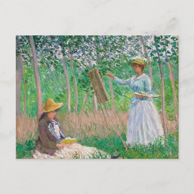 Claude Monet - In the Woods at Giverny Postcard (Front)