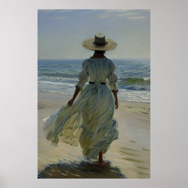 Claude Monet Inspired landscape Poster (Front)