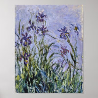 Claude Monet - Iris Mauves