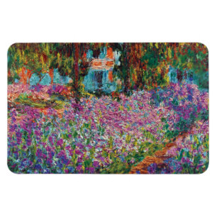 Claude Monet - Irises in Monet's Garden Fine Art Magnet