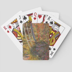 Claude Monet Japanese Bridge Giverny Art Playing Cards