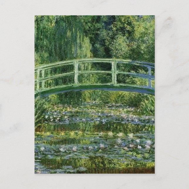 Claude Monet - Japanese Bridge Postcard (Front)