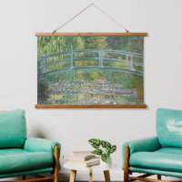 Claude Monet Japanese Bridge Water Lily Art