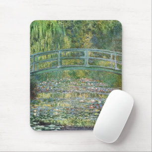 Claude Monet Japanese Bridge Water Lily Art Mouse Pad