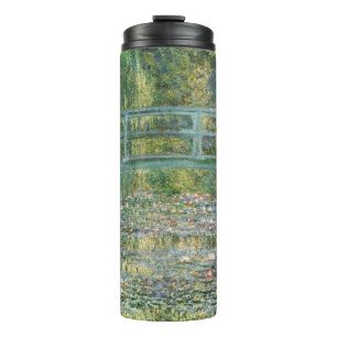 Claude Monet Japanese Bridge Water Lily Art Thermal Tumbler