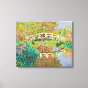 Claude Monet - Japanese Footbridge, Giverny Canvas Print