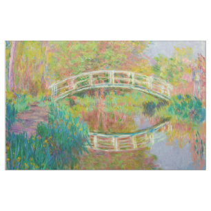 Claude Monet - Japanese Footbridge, Giverny Fabric