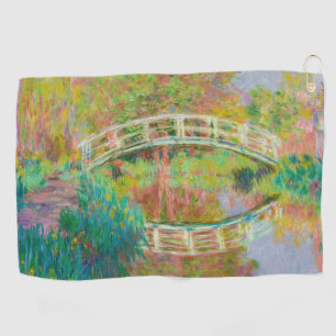 Claude Monet - Japanese Footbridge, Giverny Golf Towel