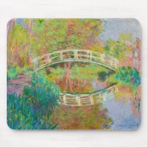 Claude Monet - Japanese Footbridge, Giverny Mouse Pad