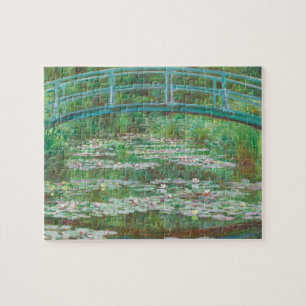 Claude Monet Japanese Footbridge. Impressionism Jigsaw Puzzle
