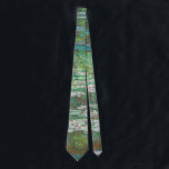 Claude Monet Japanese Footbridge. Impressionism Tie<br><div class="desc">Claude Monet "Japanese Footbridge" neck tie.</div>