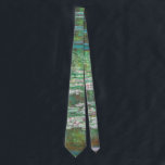 Claude Monet Japanese Footbridge. Impressionism Tie<br><div class="desc">Claude Monet "Japanese Footbridge" neck tie.</div>
