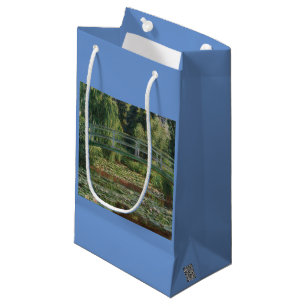 Claude Monet Japanese Footbridge & Water Lily Pool Small Gift Bag