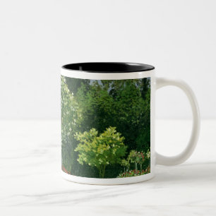Claude Monet Jeanne Marie Lecadre in the Garden Two-Tone Coffee Mug