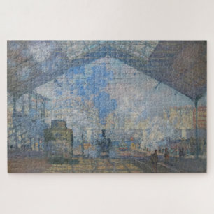 Claude Monet – La Gare Saint-Lazare Jigsaw Puzzle
