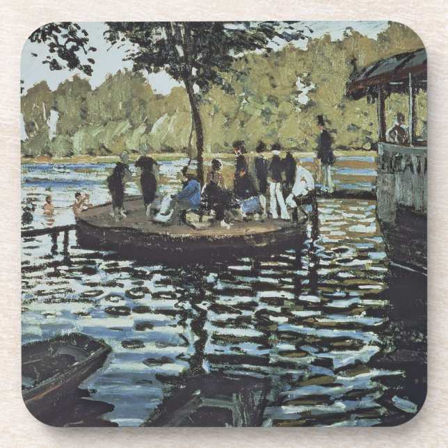 Claude Monet | La Grenouillere Coaster (Front)