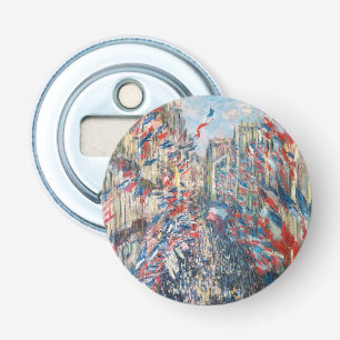 Claude Monet - La Rue Montorgueil - Paris Bottle Opener