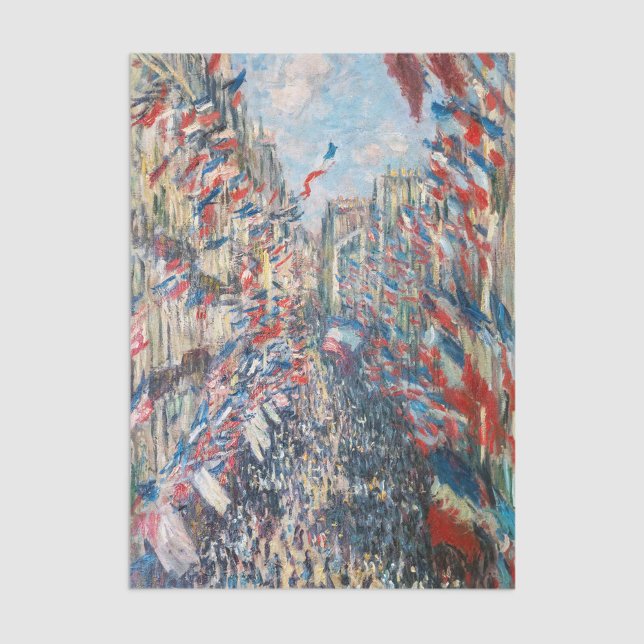 Claude Monet - La Rue Montorgueil - Paris Tissue Paper (Creator Uploaded)