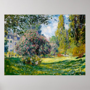 Claude Monet, Landscape, The Parc Monceau, 1876 Poster