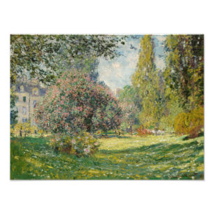 Claude Monet - Landscape: The Parc Monceau Photo Print