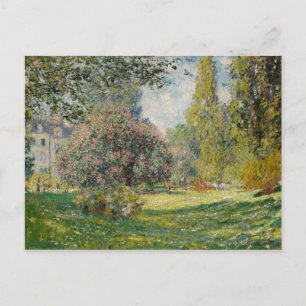 Claude Monet   Landscape: The Parc Monceau Postcard
