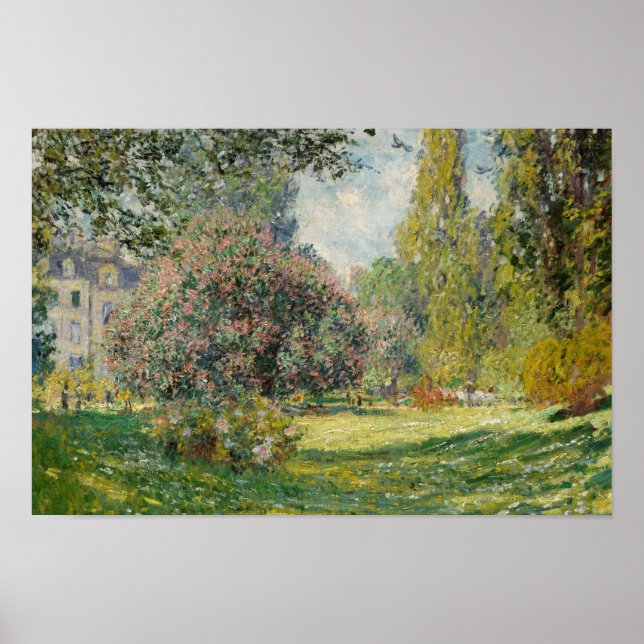 Claude Monet - Landscape: The Parc Monceau Poster (Front)