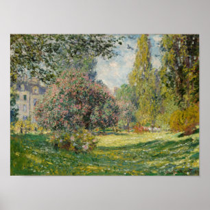 Claude Monet Landscape: The Parc Monceau Poster