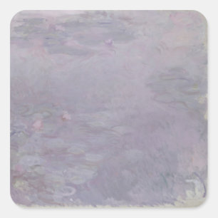 Claude Monet   Light-coloured Waterlilies Square Sticker